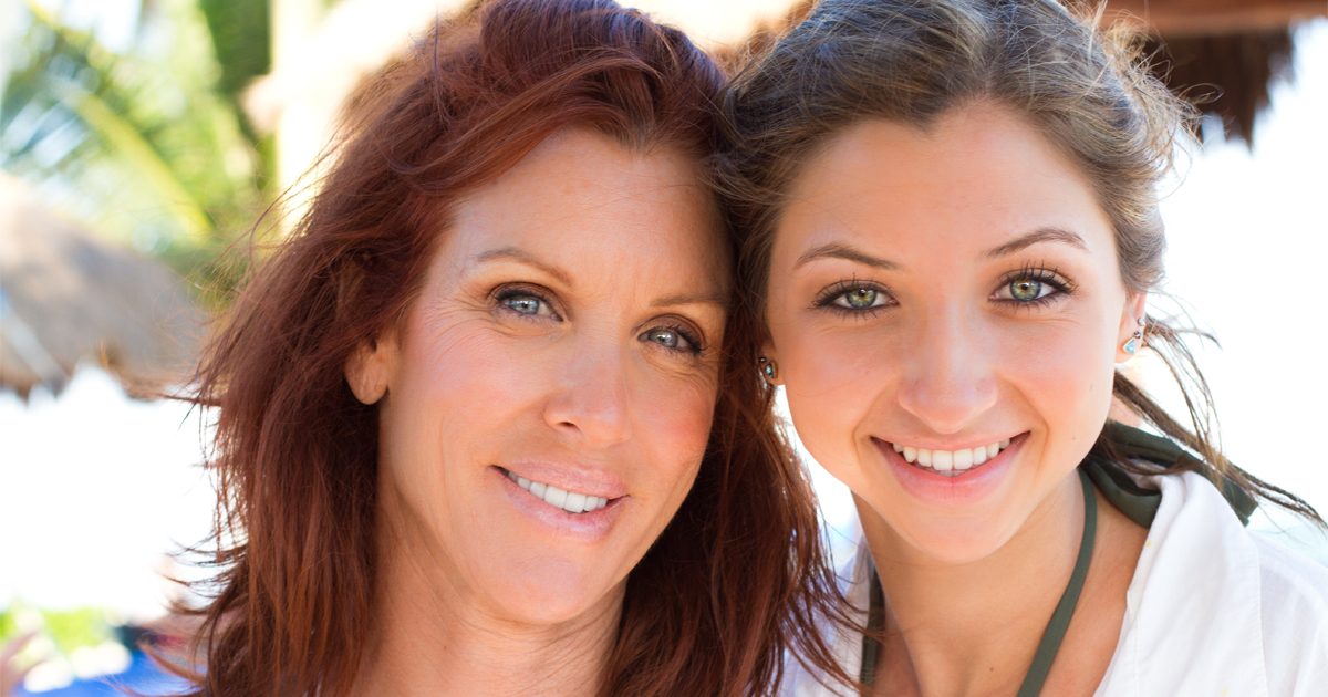 Woman and daughter get teeth straightened with Invisalign
