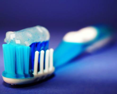 Tooth brush used by adult who has braces