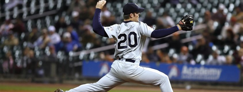 Asheville Tourists' pitcher throws strike