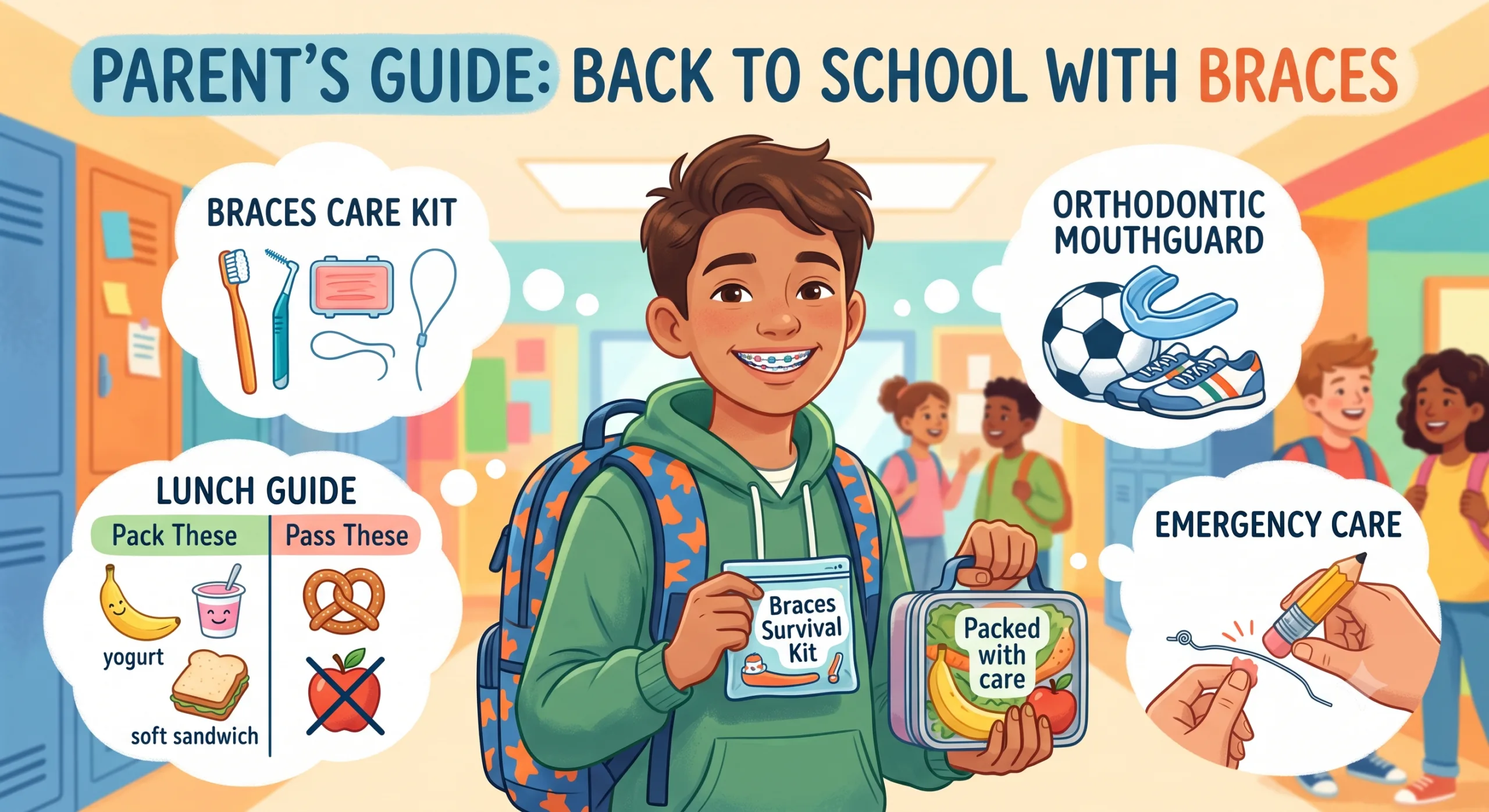 Back to school infographic