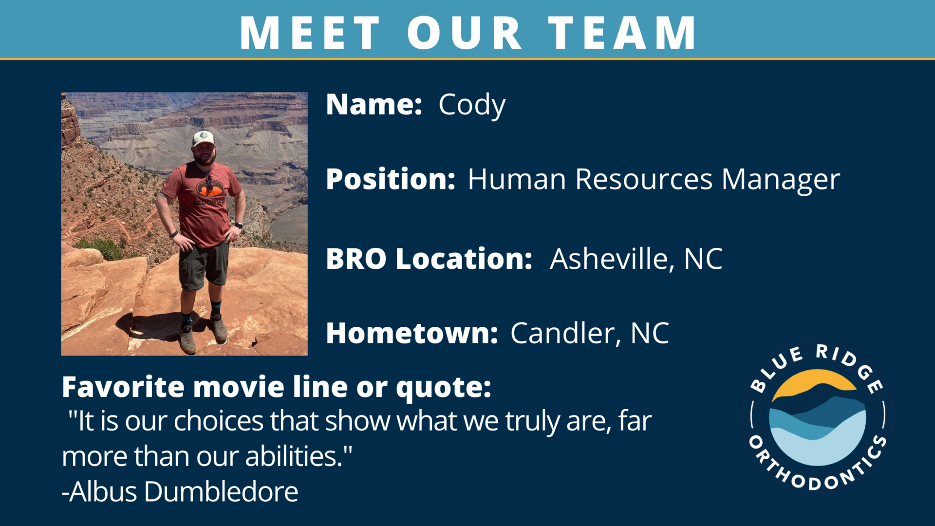 BRO Staff Spotlight Meet Cody