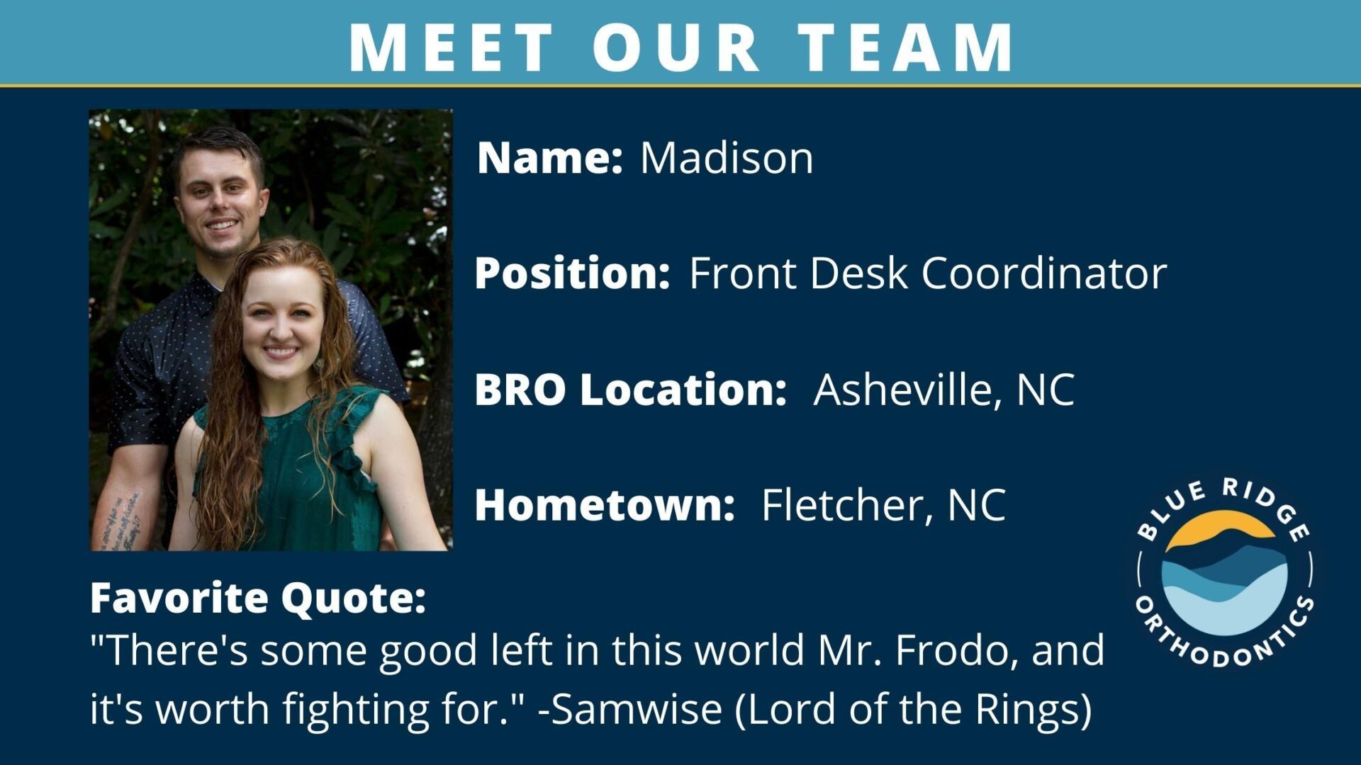 BRO Staff Spotlight Meet Madison