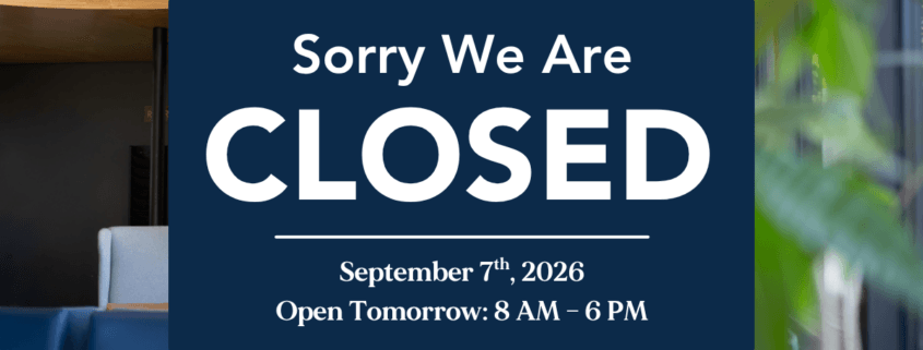 Labor Day Holiday Closure 1 4